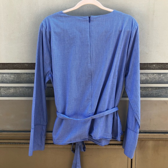 MAEVE ANTHRO Ramona Gingham Ruffle Top Large - Picture 12 of 12